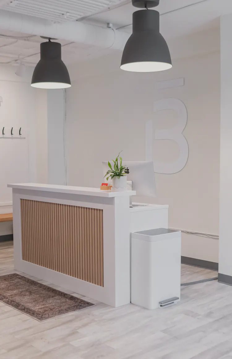 barre3 studio lobby