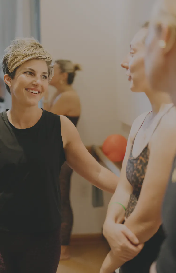 barre3 owners gather during a class