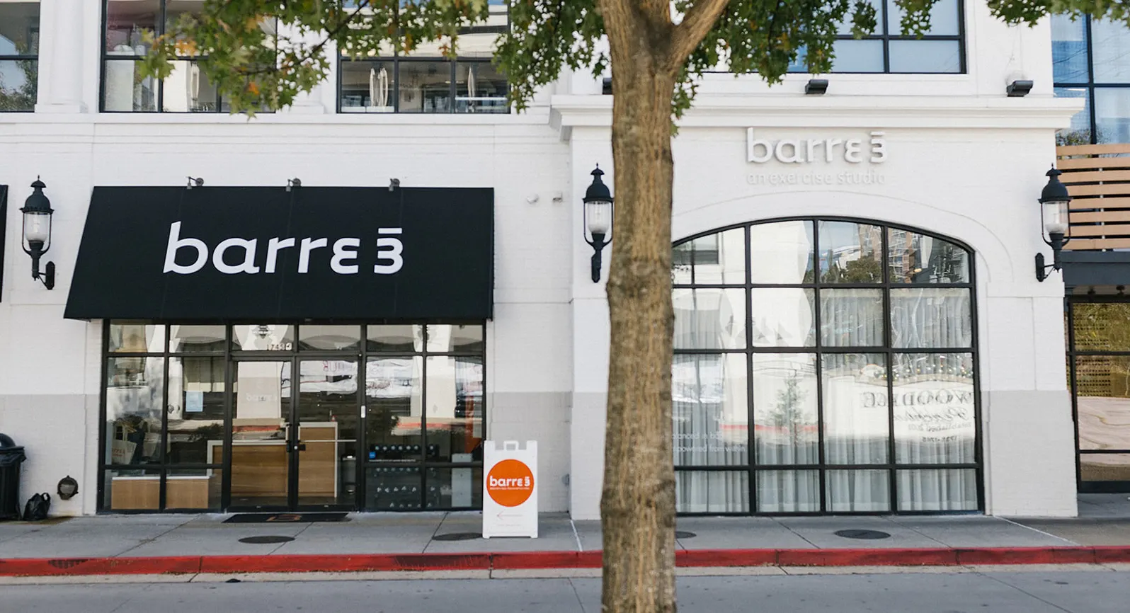 exterior of barre3 Buckhead in Atlanta, Georgia