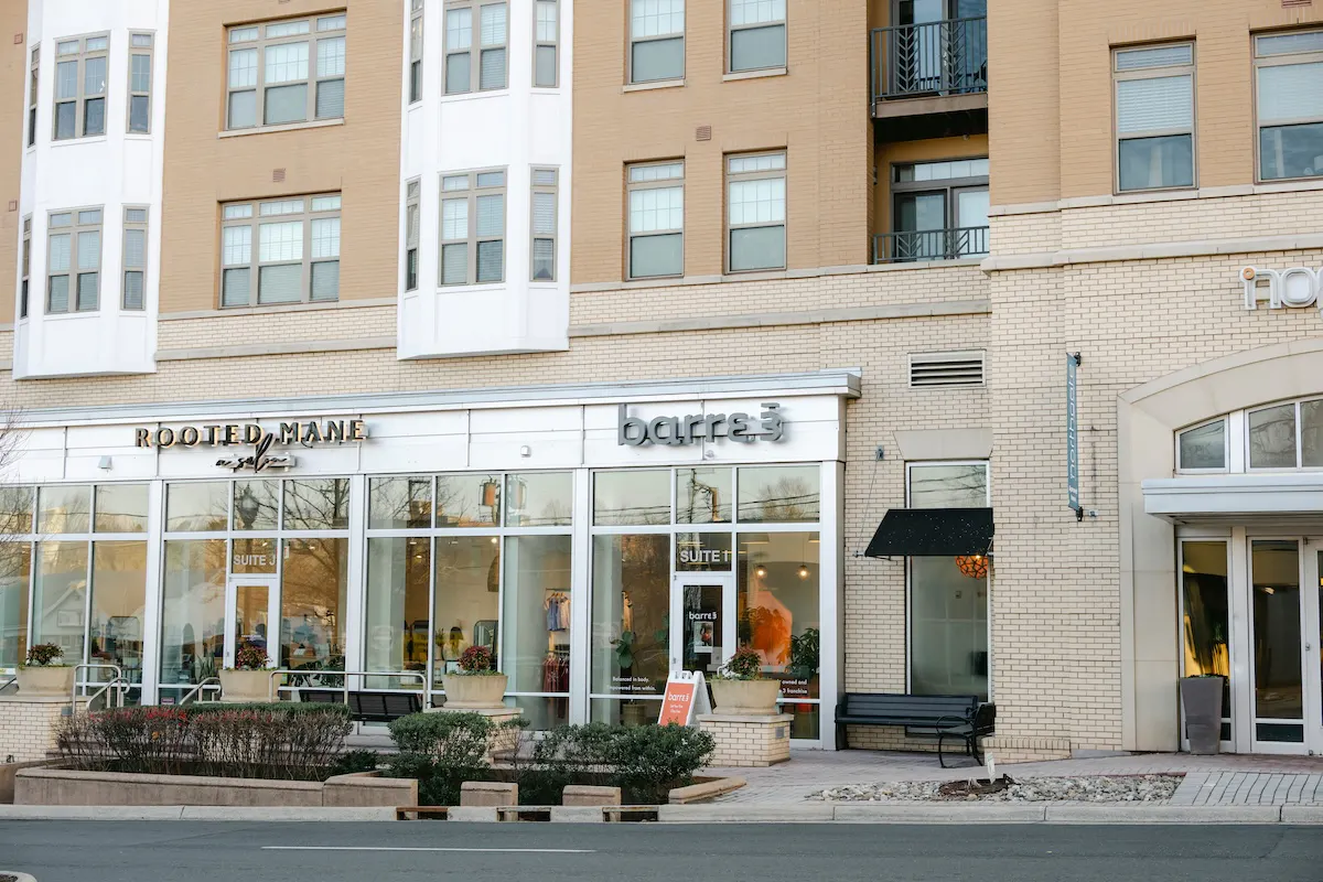 exterior of barre3 Falls Church in Falls Church, Virginia
