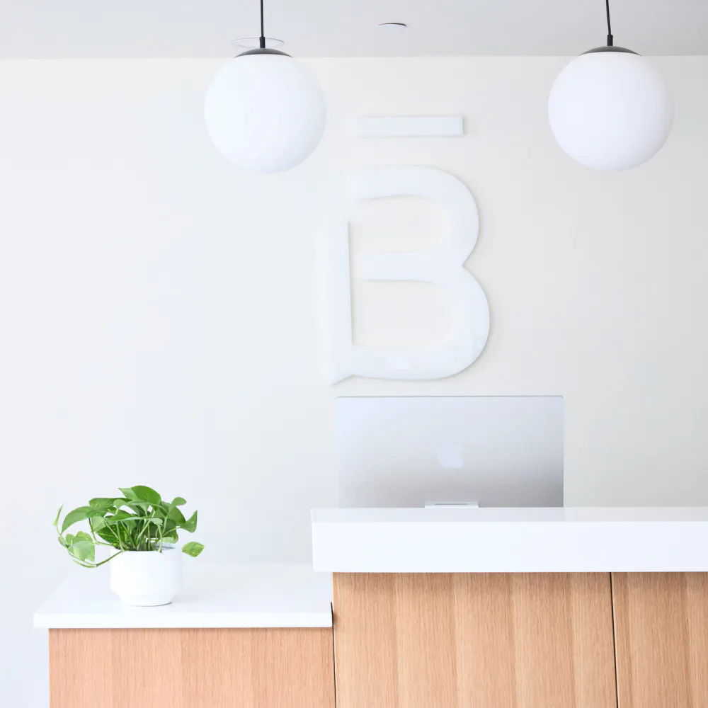 image of front desk at a barre3 studio